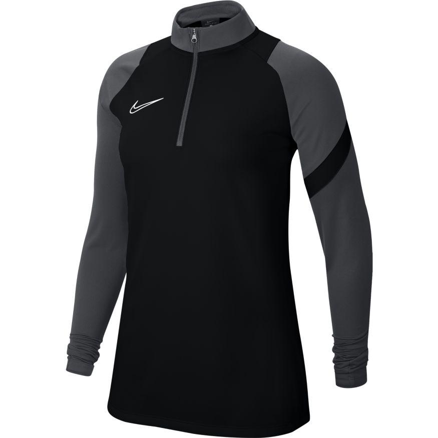 Onenigheid slagader zonlicht Nike Dry Academy Women's Pro Drill Top- Black/Grey – Soccer Zone USA