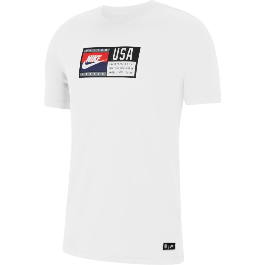 Nike USA White Voice T-Shirt - MENS 