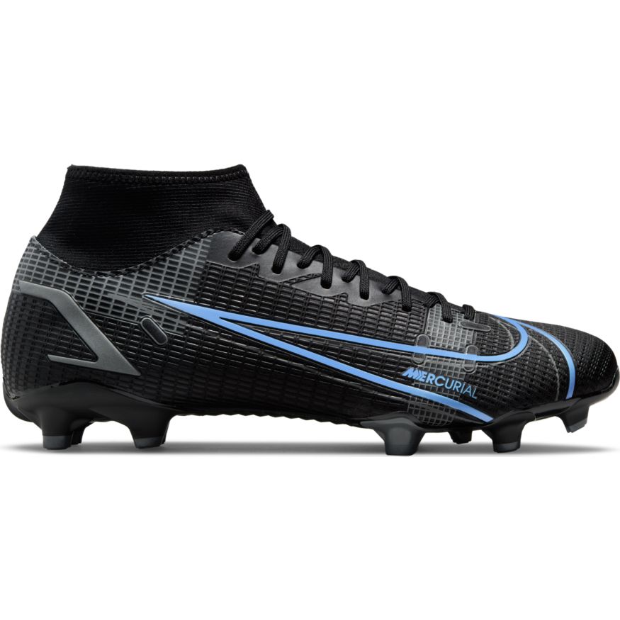 Nike Mercurial 8 FG/MG Soccer Cleat - Black/Black/IronGrey CV0843-004 – Soccer Zone USA