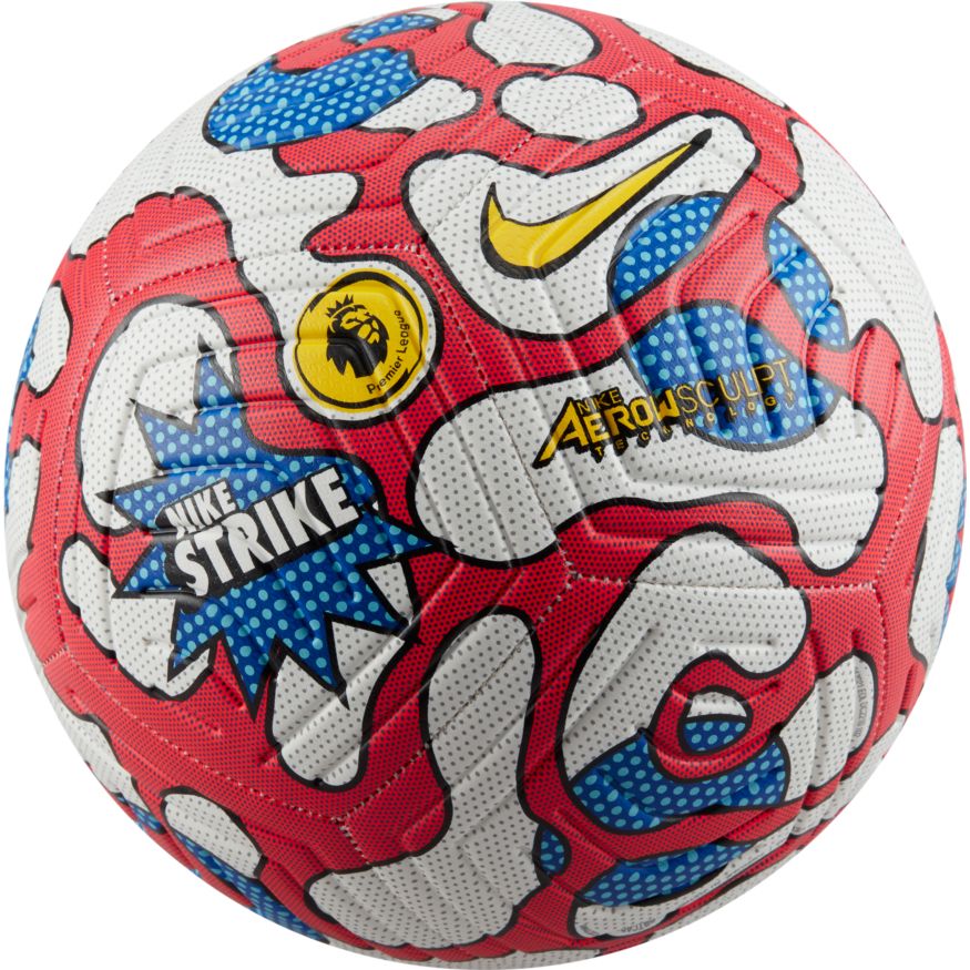 peligroso mucho Majestuoso Nike 2021-22 Premier League Strike Soccer Ball -  White/LaserCrimson/Blue/Yellow DC2210-102 – Soccer Zone USA