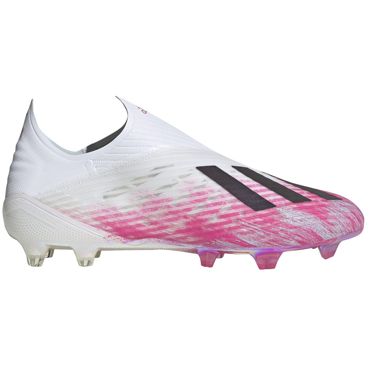 pink soccer boots