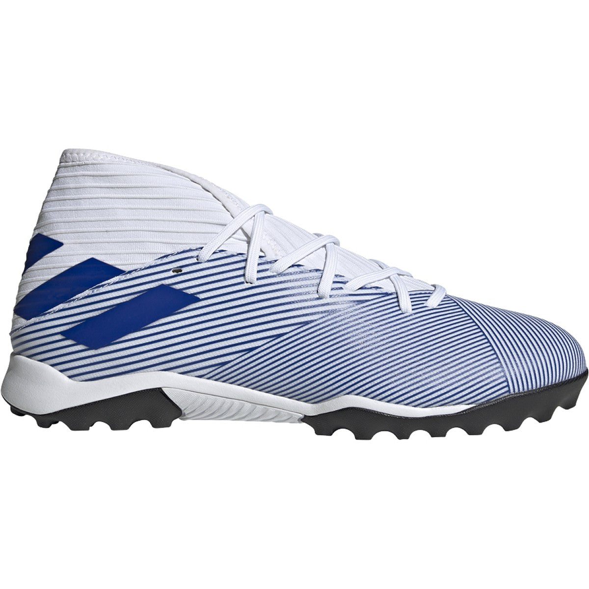 white and blue nemeziz