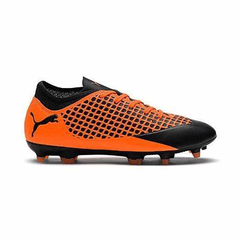 black and orange puma cleats