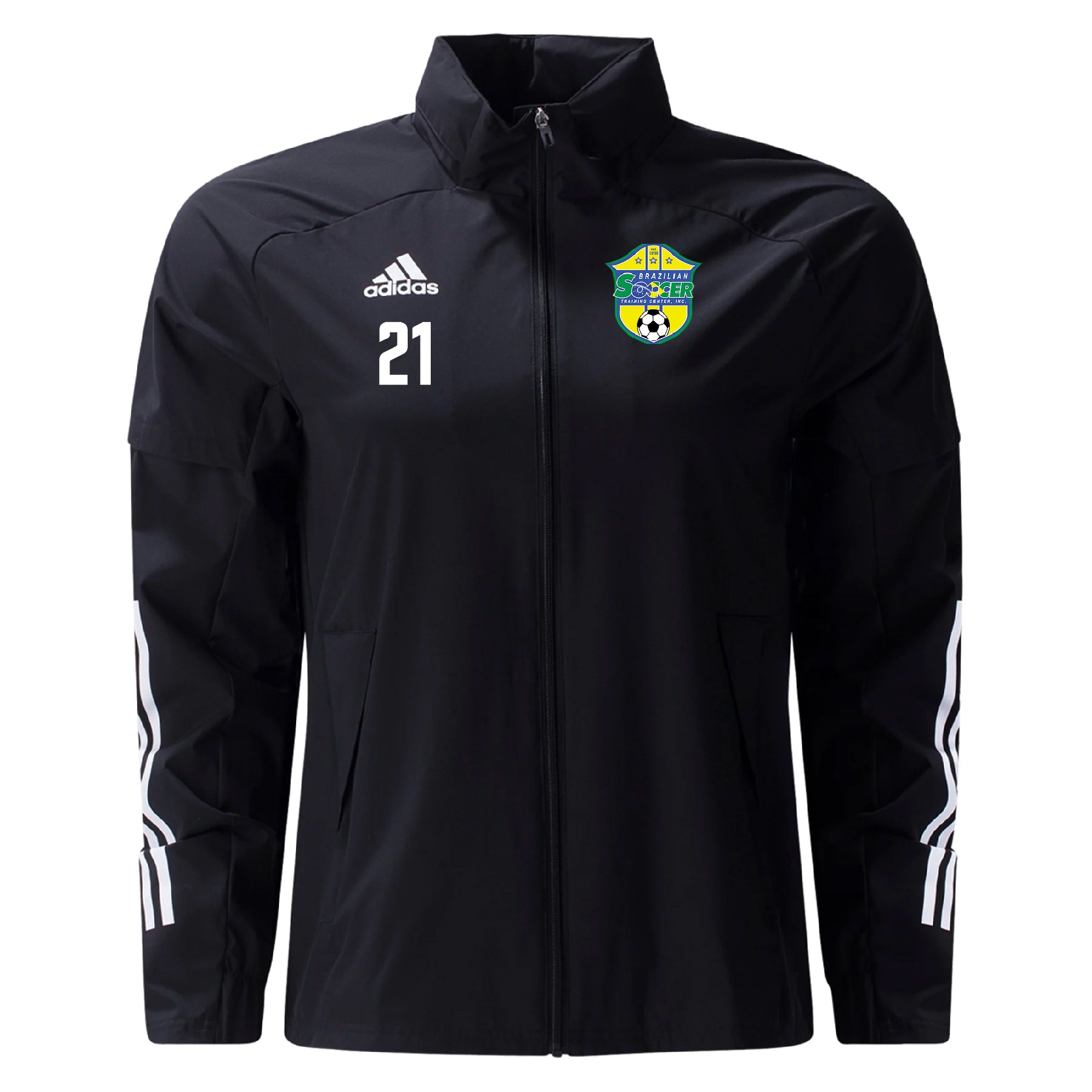 adidas soccer rain jacket