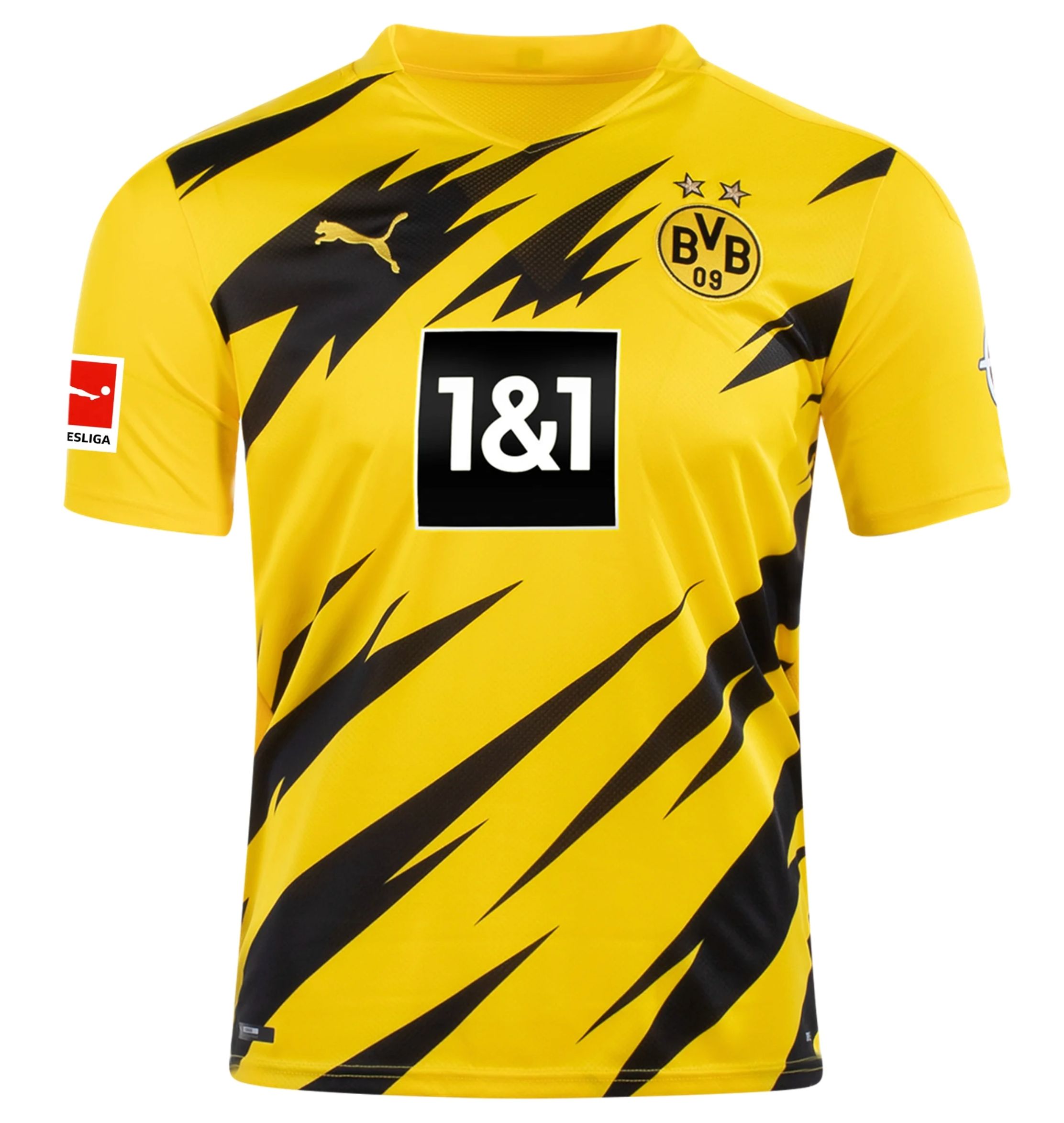 PUMA Giovanni Reyna Borussia Dortmund 2020-21 Home Jersey - MENS – USA