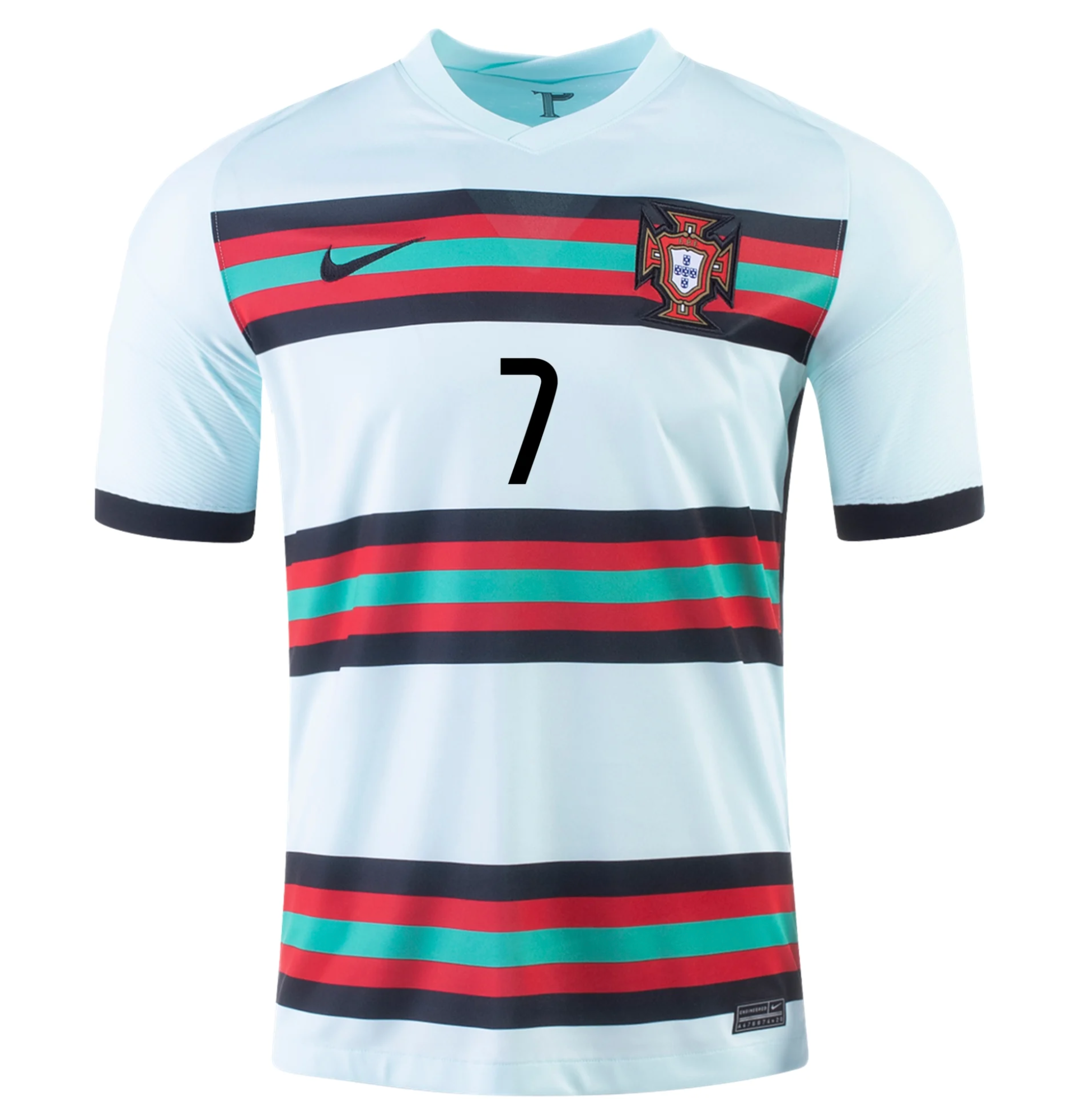 Portugal National Soccer 2018 World Cup White #7 Cristiano Ronaldo Replica  Jersey