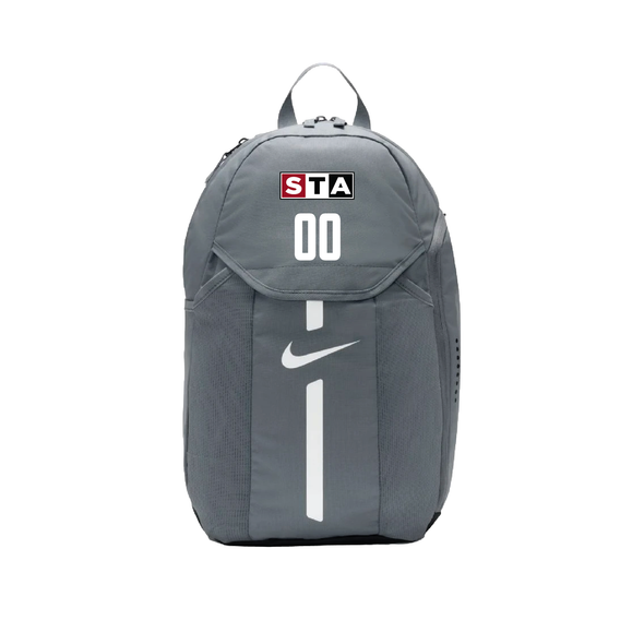 STA Boys ECNL Nike Academy Team Backpack Grey