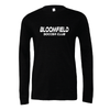 Bloomfield SC (Club Name) Bella + Canvas Long Sleeve Triblend T-Shirt Heather Black