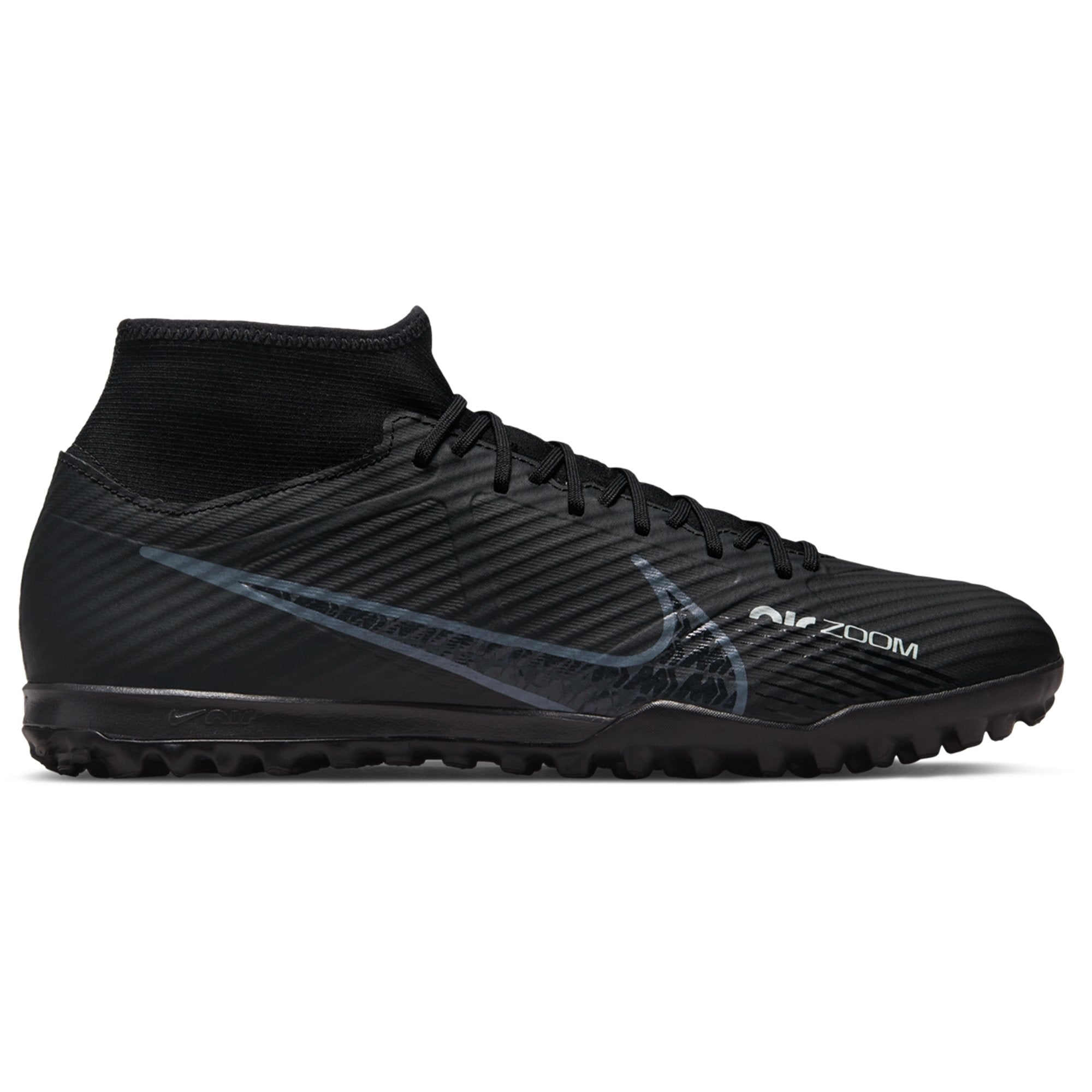 Nike Zoom Mercurial Superfly 9 Academy TF Turf Soccer Shoes -  Black/Grey/SummitWhite/Volt DJ5629-001 – Soccer Zone USA
