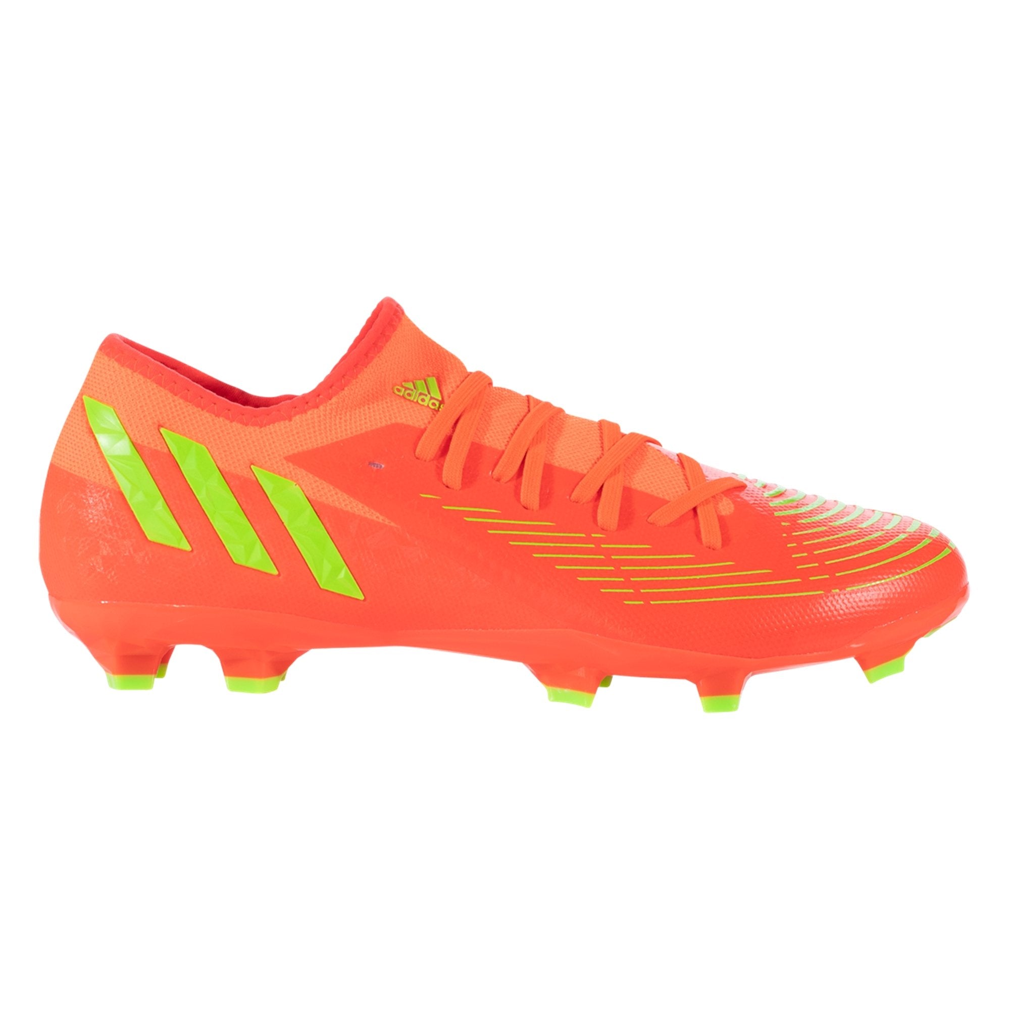adidas Edge.3 Low Cut FG Firm Ground Soccer Cleat - Solar Red/Solar Green/Core Black Soccer Zone