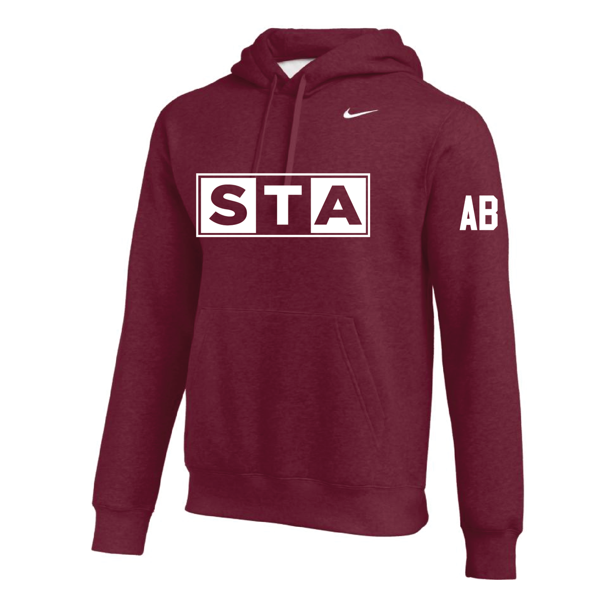 STA Boys ECNL (Logo) Nike Club Hoodie Maroon – Soccer Zone USA