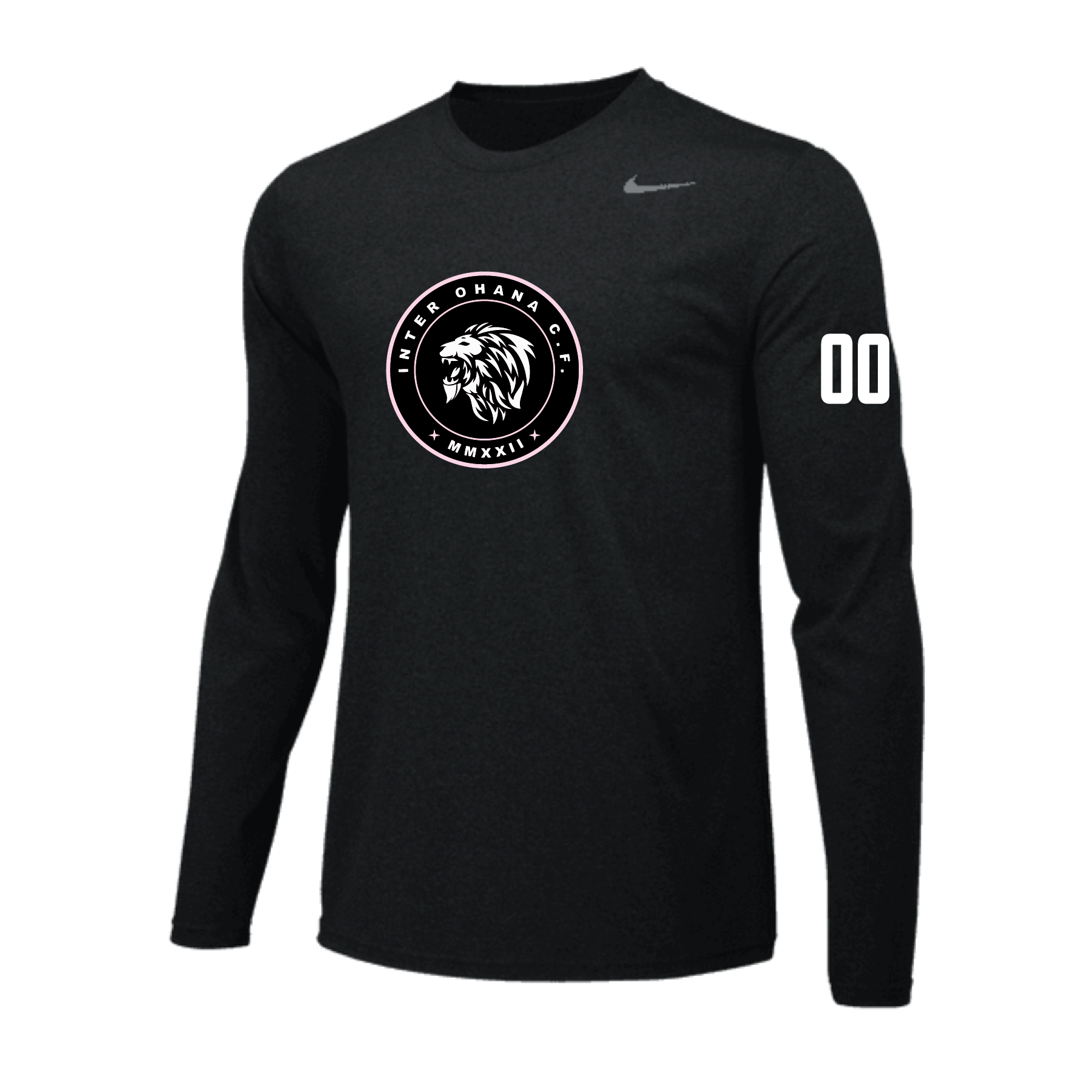 Inter Ohana U9-U18 (Logo) Nike Legend LS Shirt Black – Soccer Zone USA