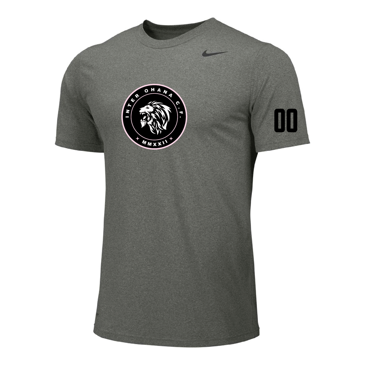 Inter Ohana U9-U18 (Logo) Nike Legend SS Shirt Grey – Soccer Zone USA