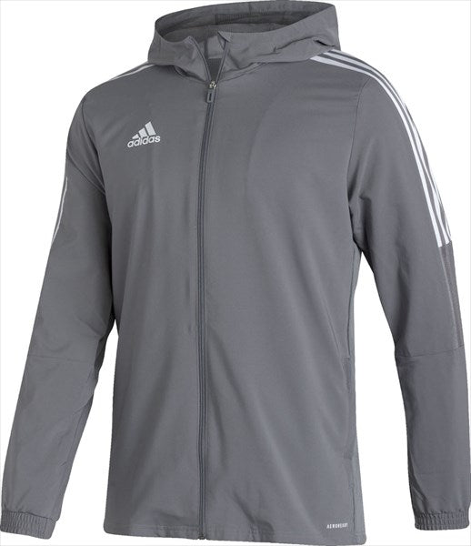 adidas Tiro 21 Women's Windbreaker Jacket - Grey/White GP4971 – Soccer Zone  USA