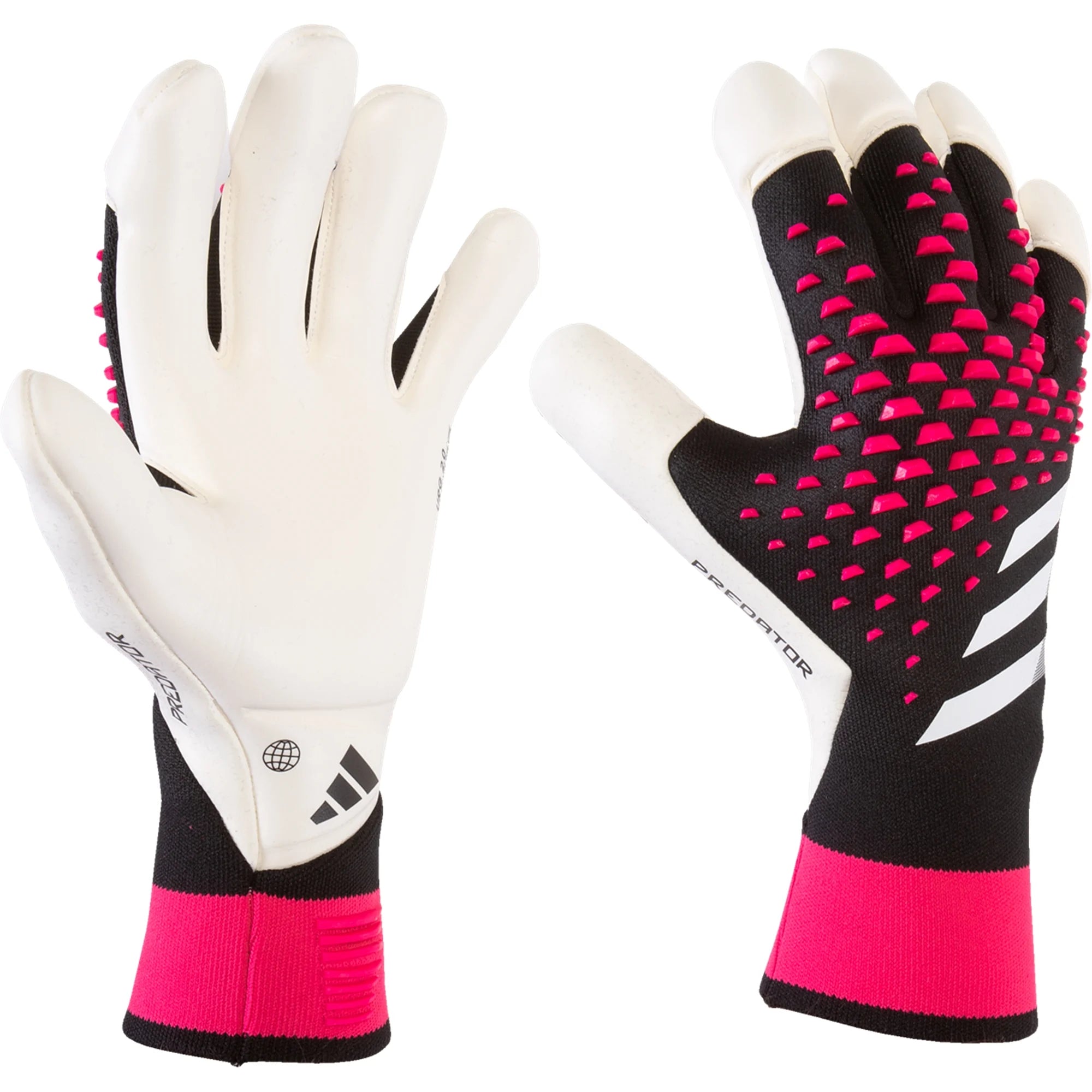 adidas Predator Pro Hybrid Goalkeeper Gloves Black/Pink HN3341 – Soccer Zone USA