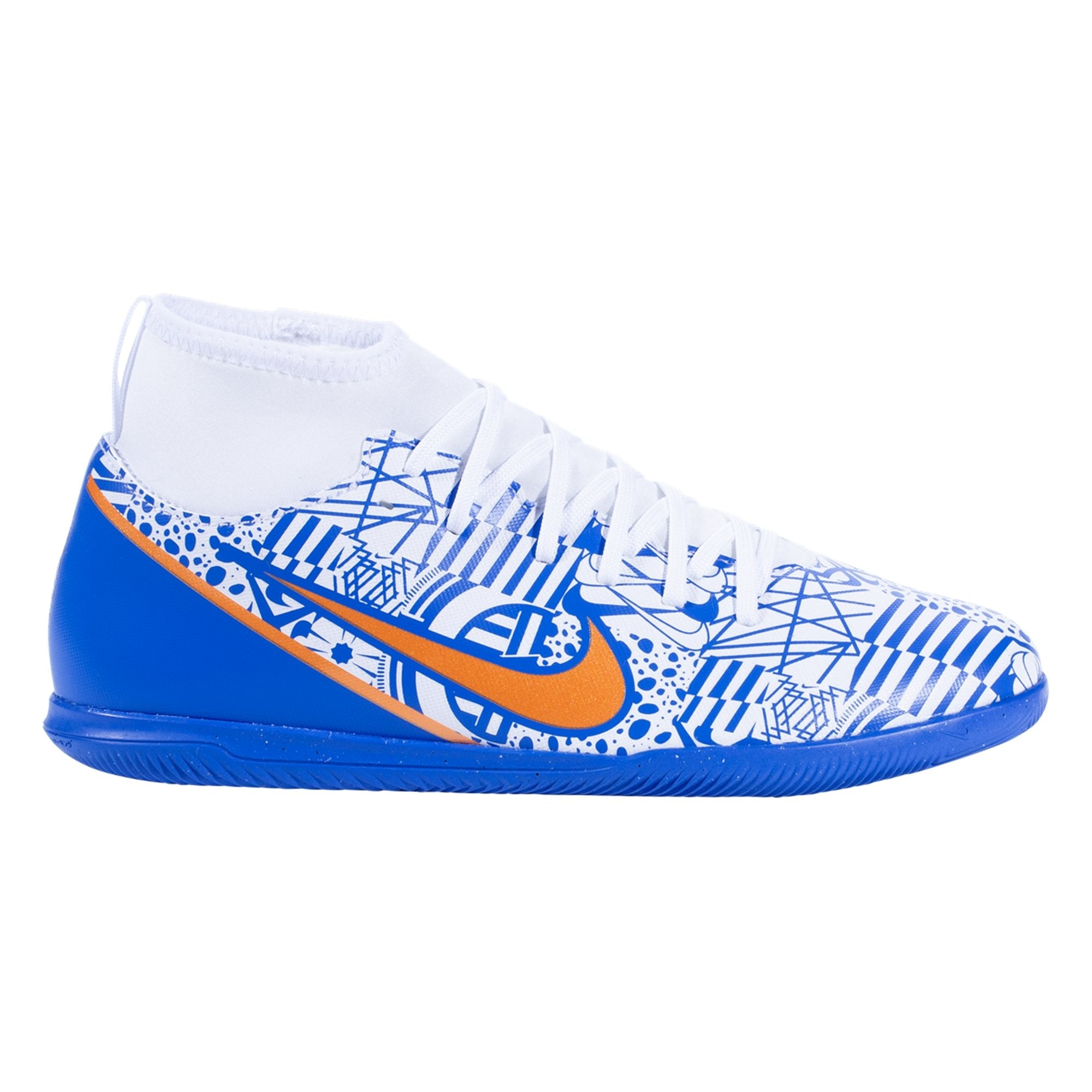 Superfly 9 Club CR7 IC Indoor Shoes - White/MetallicCopper/Concord/MediumBlue DQ5327-182 – Soccer Zone USA