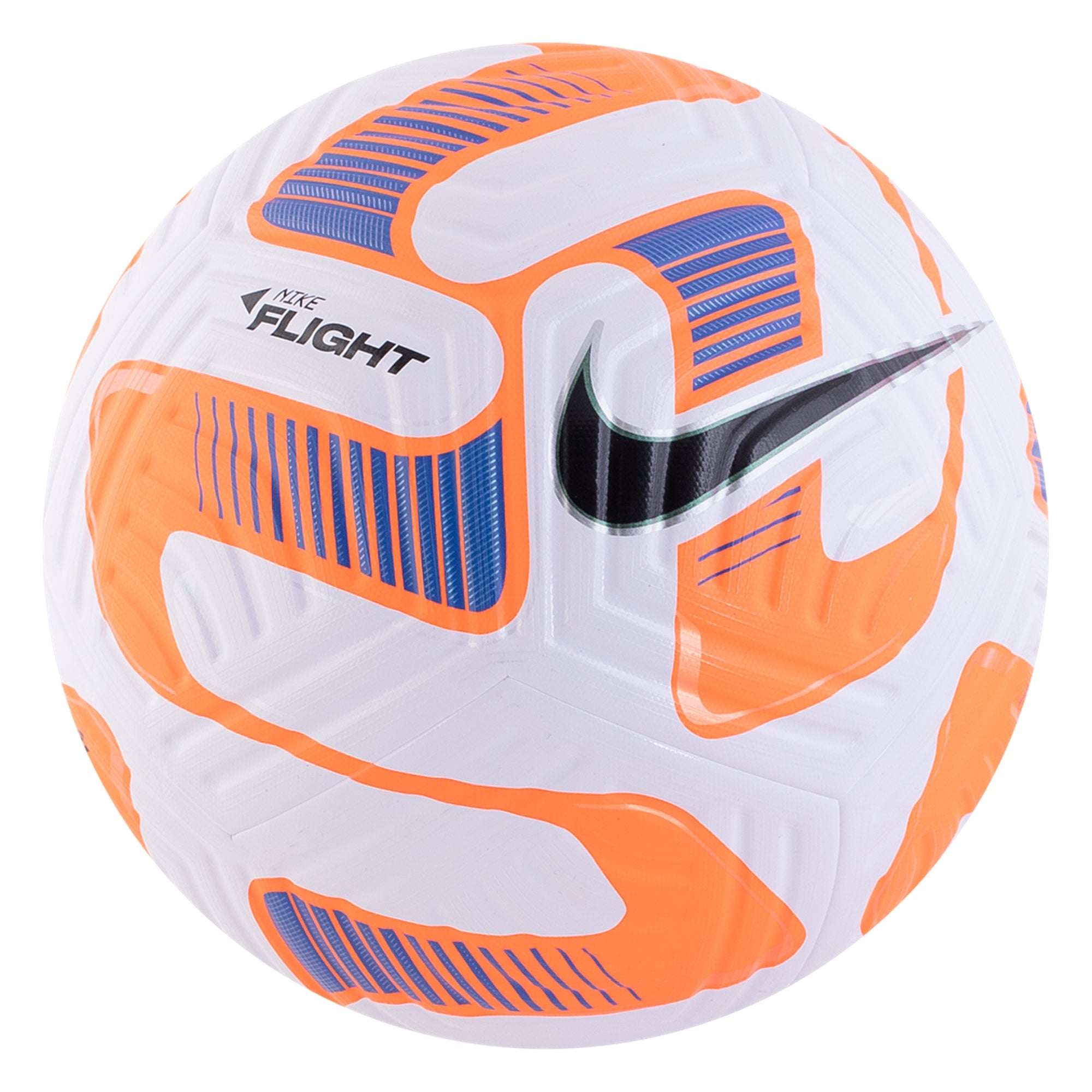 nike orange and white soccer ball