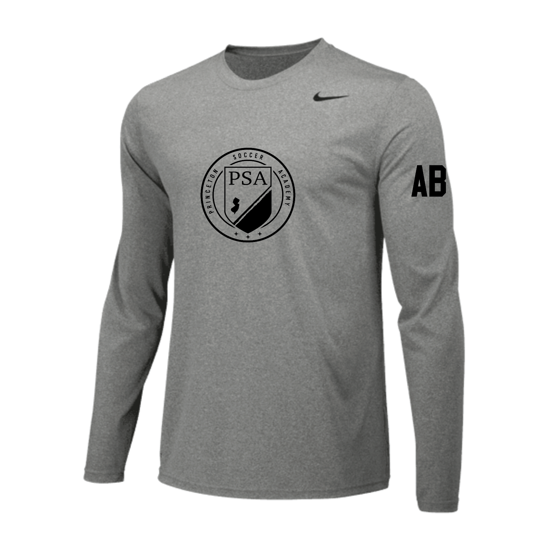 PSA Monmouth (Logo) Nike Legend LS Shirt Grey – Soccer Zone USA