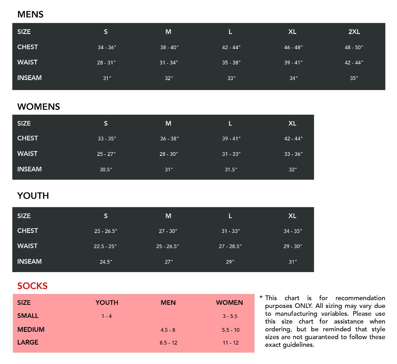 adidas jacket youth size chart