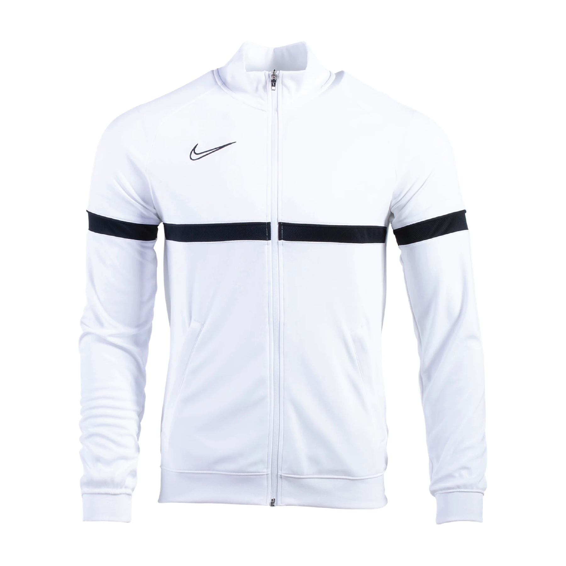 Nike Dry Academy 21 Track Jacket White Soccer USA