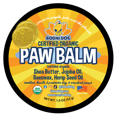 Certified organic paw balm