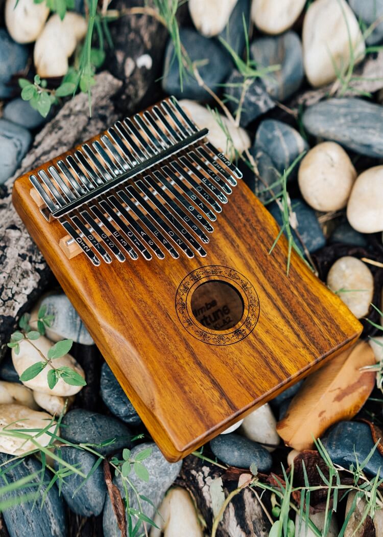 plus récent instrument de musique à percussion boisée okoume pouce doigt piano  17 touches kalimba