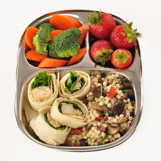 Stainless Steel Picnic + Camping Trays (4 Set) | ECOlunchbox