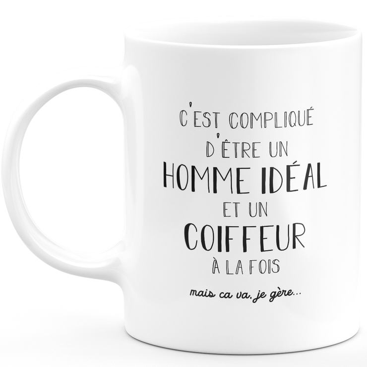 Mug Homme Ideal Coiffeur Cadeau Coiffeur Anniversaire Saint Valentin