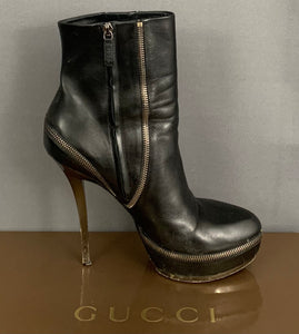 GUCCI High Heel BOOTS - NAPPA MOOREA - Size EU 39 / UK 6 –  