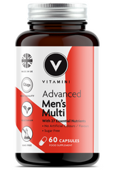 NEW Advanced Men's Multivitamin Product Pot. For Male Support.