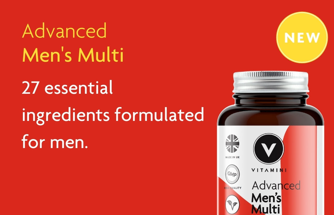 Advanced Men's Multivitamin. 27 essential ingredients formulated for Men. 