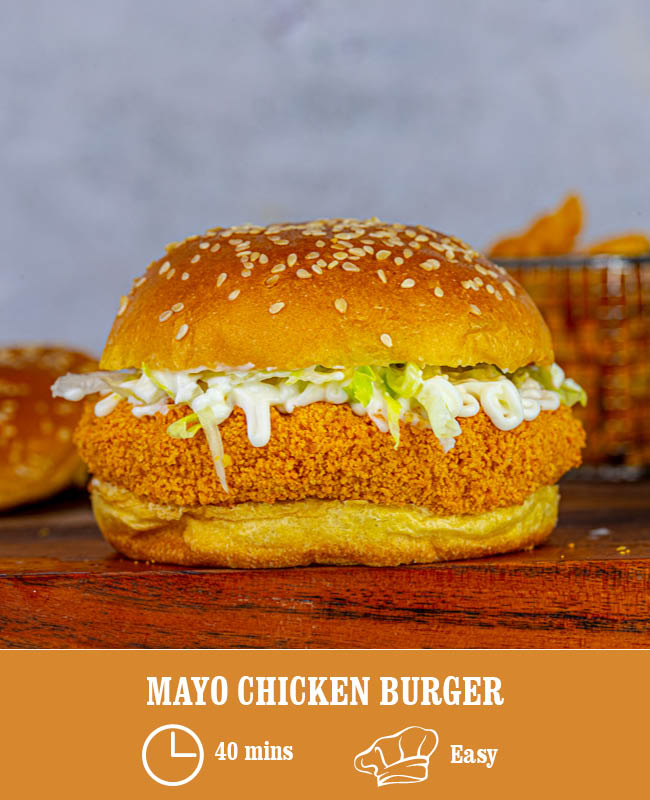 Mayo Chicken Burger Heck Food Ltd