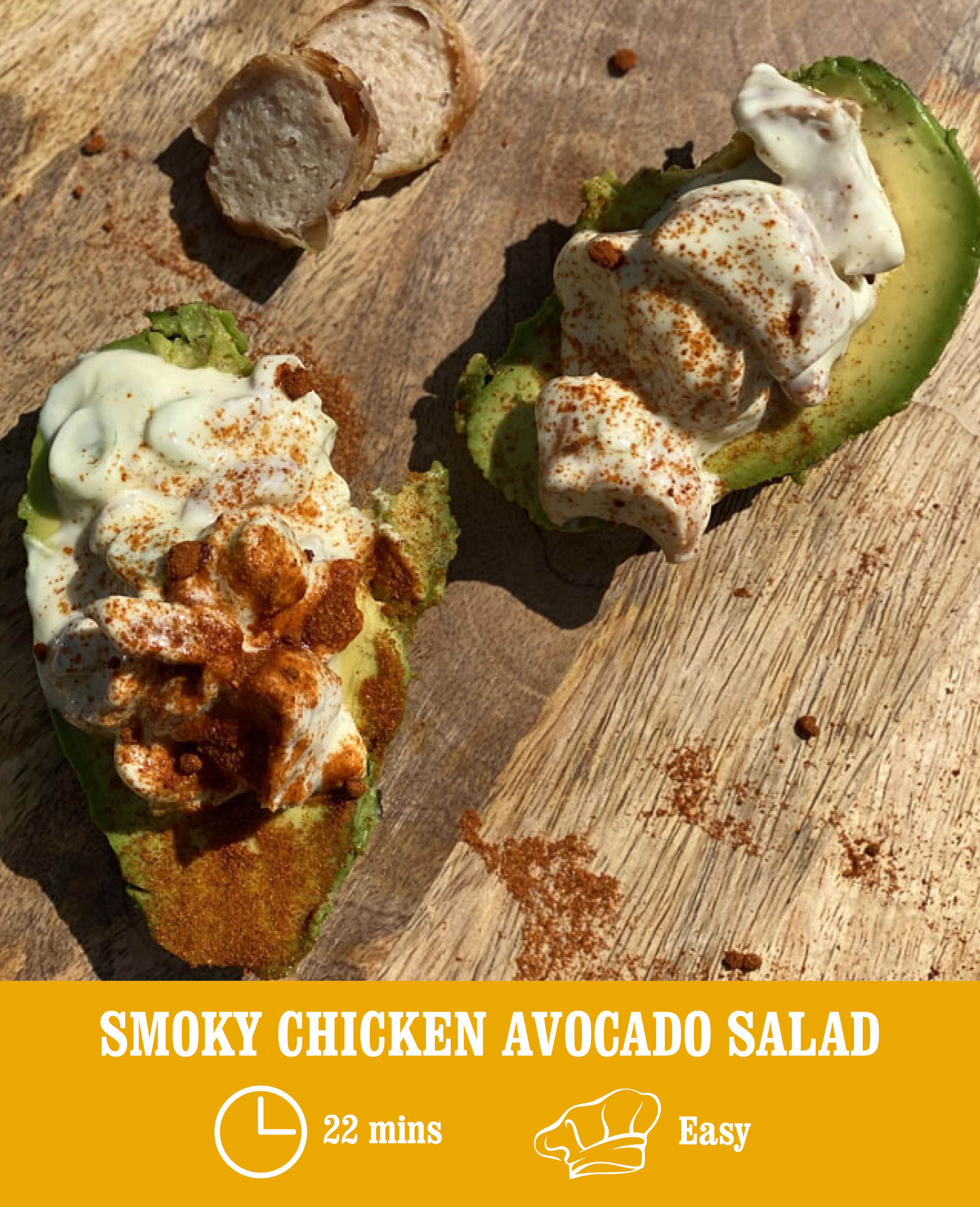 Smoky Chicken Avocado Salad