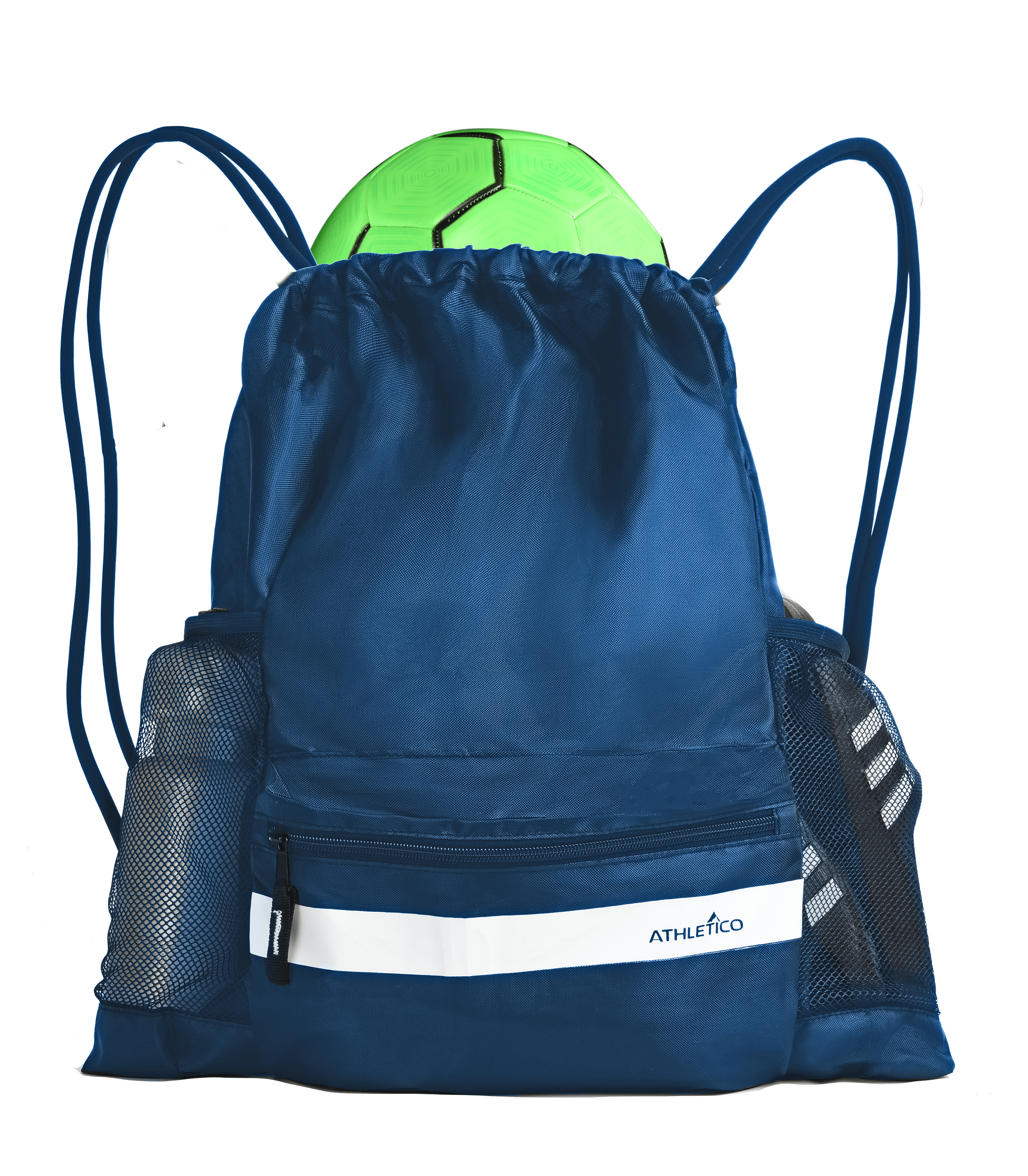 blue soccer bag