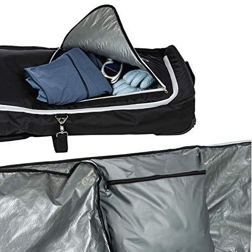 rolling double ski bag