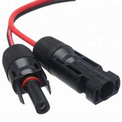 Cable solar y conectores mc4