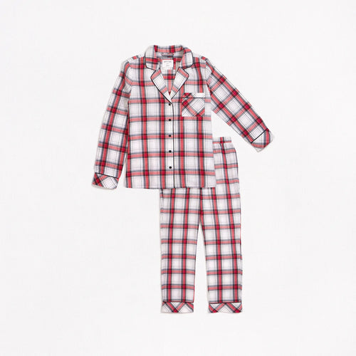 Petit Lem Scarlet Tartan Plaid Flannel Women's Night Gown – Chicken Little  Shop