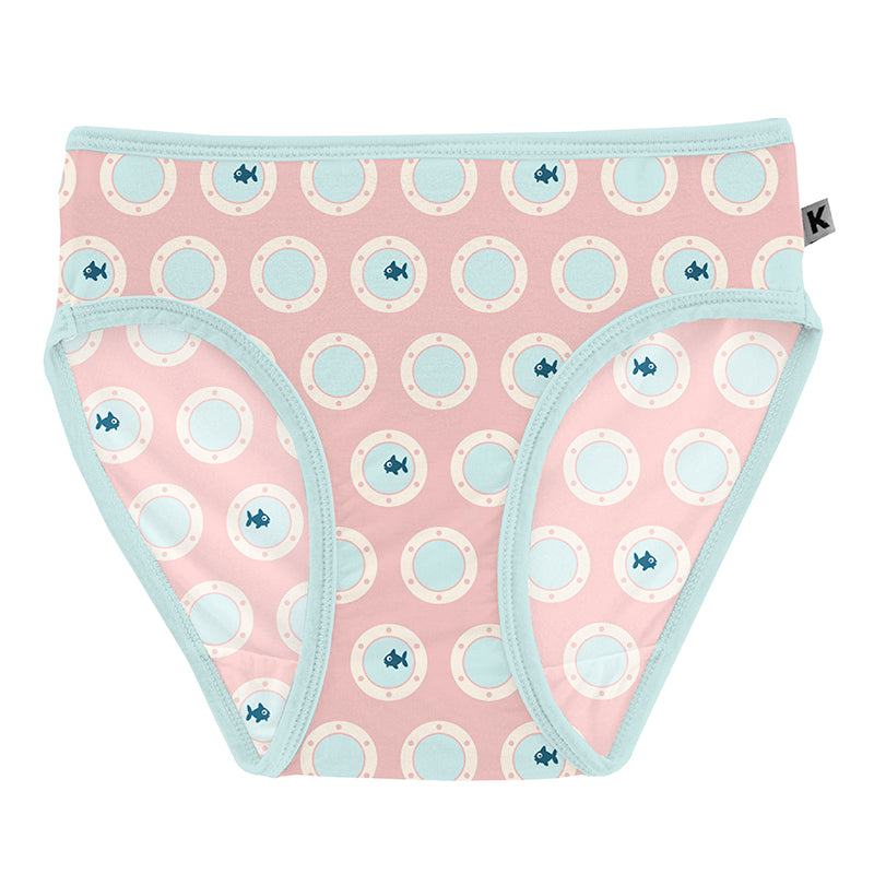 Kickee Pants Print Underwear - Baby Rose Porthole