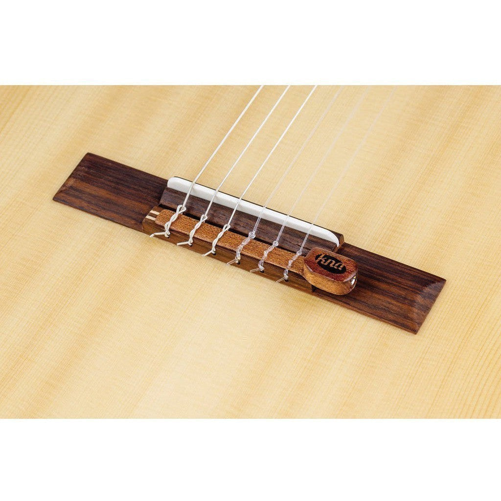 KNA NG1 Nylon String Pickup Piezo with Solid Wood Jack Housing and cable