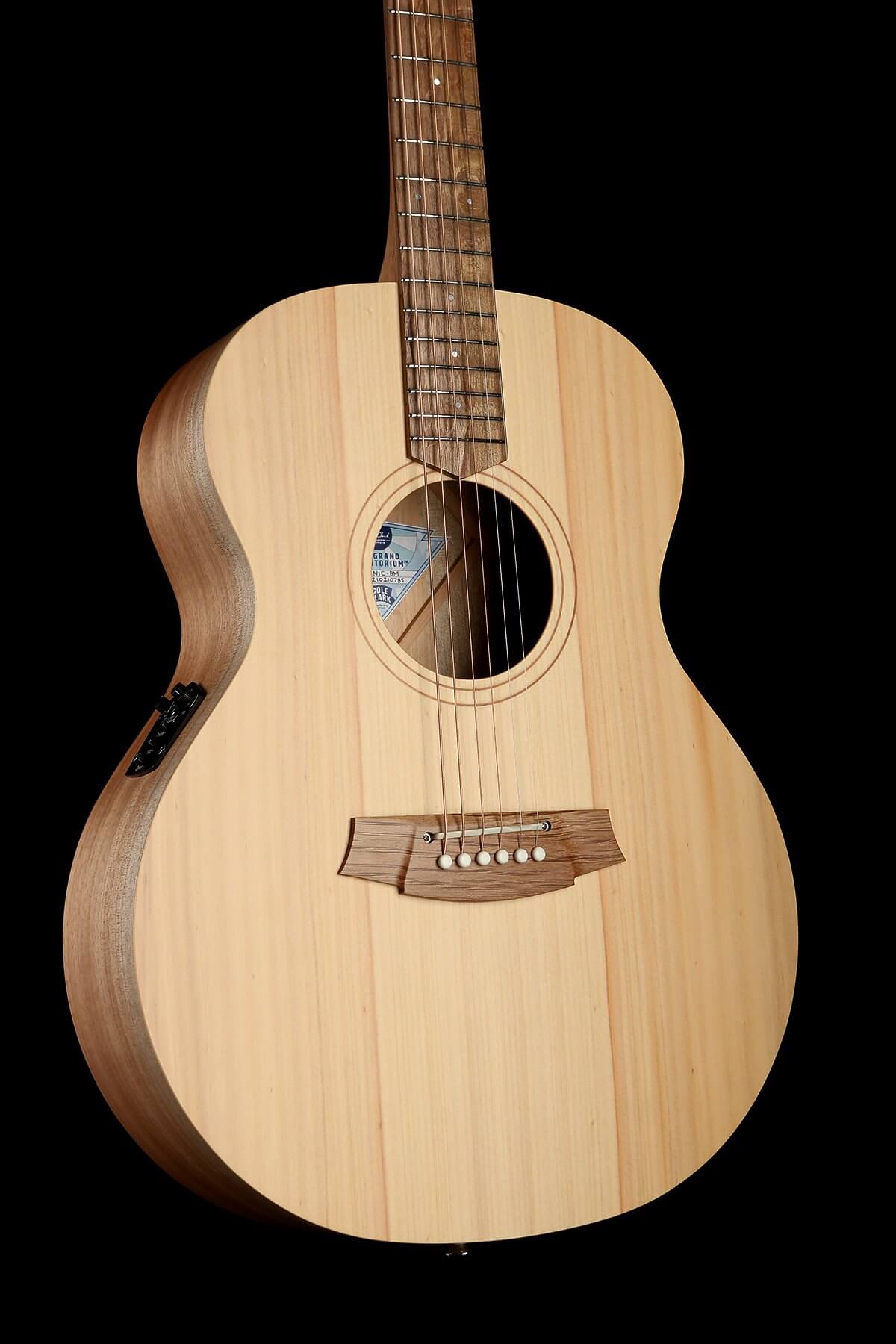 maple body acoustic guitar