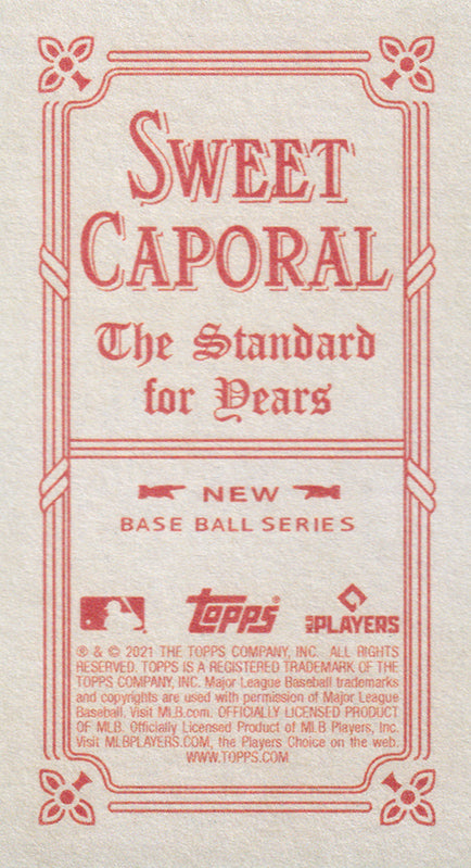 2021 Topps T206 Wave 9 & 10 SWEET CAPORAL BACK Cards ~ Pick your card