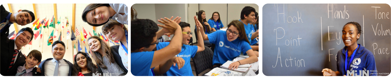 MUN Summer Cammp students interaction with one another and learning. 