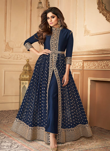 Look Stylish with These Trendy Women Long Salwar Suit Designs