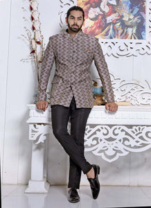 printed jodhpuri jacket