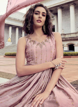 Load image into Gallery viewer, Shop Sleeveless Dusty Pink Heavy Sequins Gown
