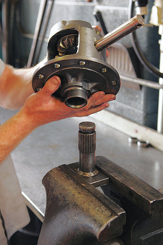 Old axle shafts can be used to help rotate the side gears