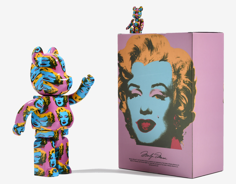 be@rbrick andy warhol marilyns 100%&400%