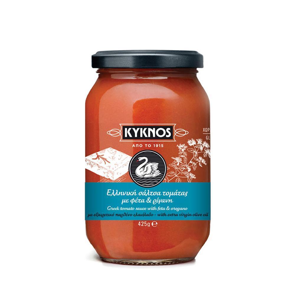 Kyknos - Tomato Feta & Oregano Pasta Sauce - 425g – Buy Online Greek  Products – Free delivery from 50€