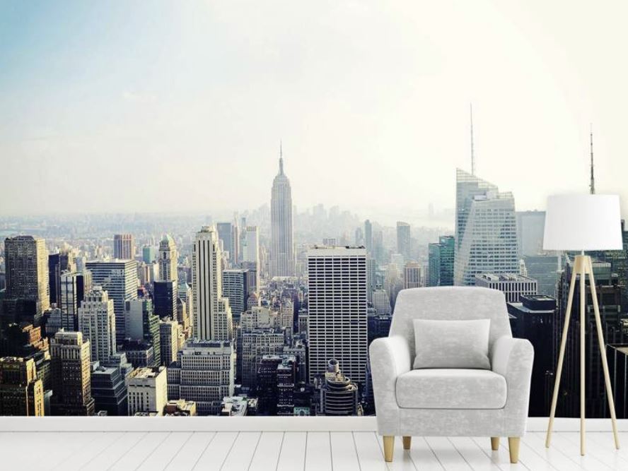 New York City Hintergrund auf Fototapete