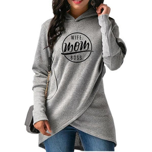 mom wife boss sweatshirt